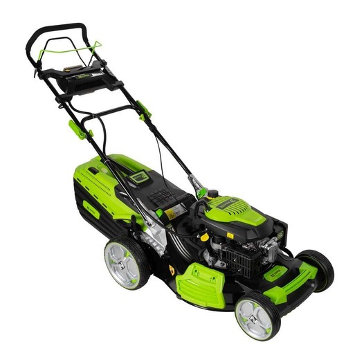 Benzinrasenmaher mit start - benzinrasenmaher,